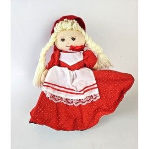 Little Red Riding Hood Plush 3 in 1 Toy Grandma and Big Bad Wolf